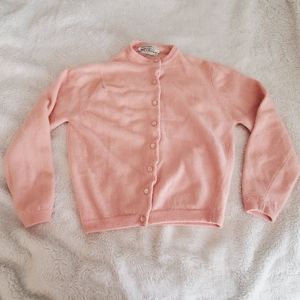 Vintage Girls Pink Cashmere Sweater